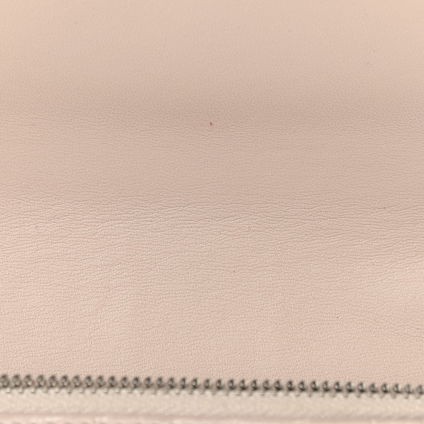 Calfskin Crocodile Embossed Kate Monogram Tassel Chain Wallet Marble Pink