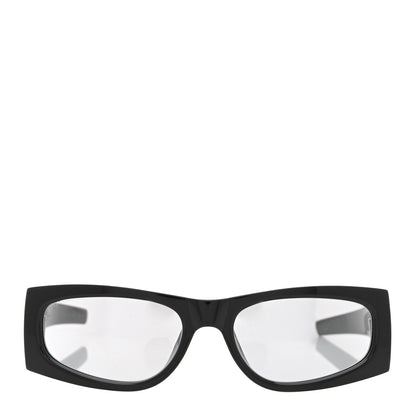 Saint Laurent Acetate Rectangle SL M140/F Sunglasses Black 2 of 9