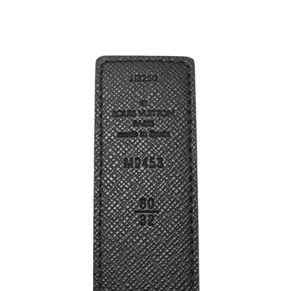 Louis Vuitton Calfskin Monogram 40mm LV Initiales Reversible Belt 85/34 Black 6 of 8