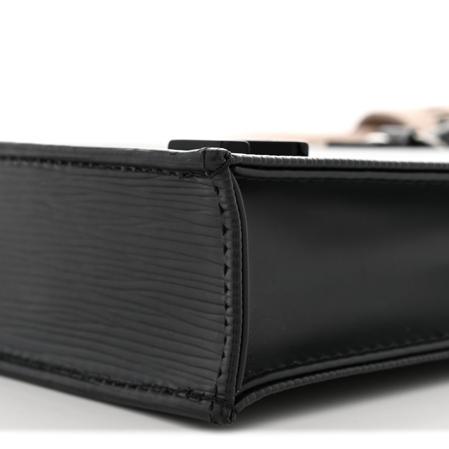 Epi Jacquard Petit Sac Plat Black