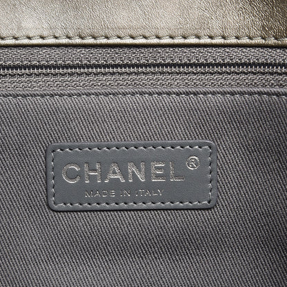 Chanel Aged Calfskin Quilted Reissue 2.55 Tote Light Gold 6 of 11