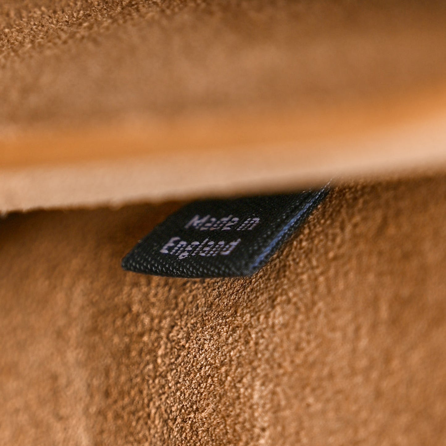 Matte Smooth Calfskin Large M Zippered Bag Teak