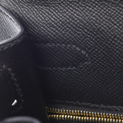 Hermes Epsom Kelly Sellier 28 Black 12 of 37