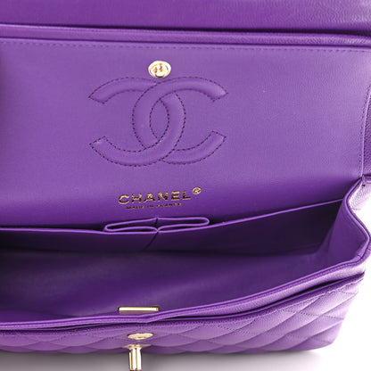 Chanel Caviar Quilted Small Double Flap Dark Purple 5 of 10