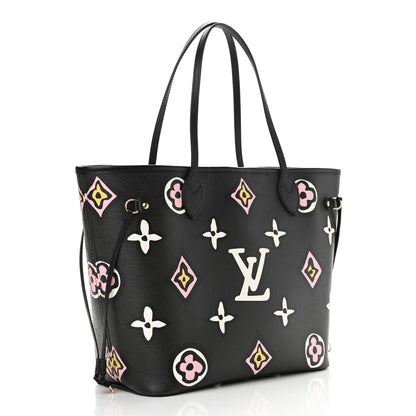 Louis Vuitton Monogram Giant Wild At Heart Neverfull MM Black 4 of 10