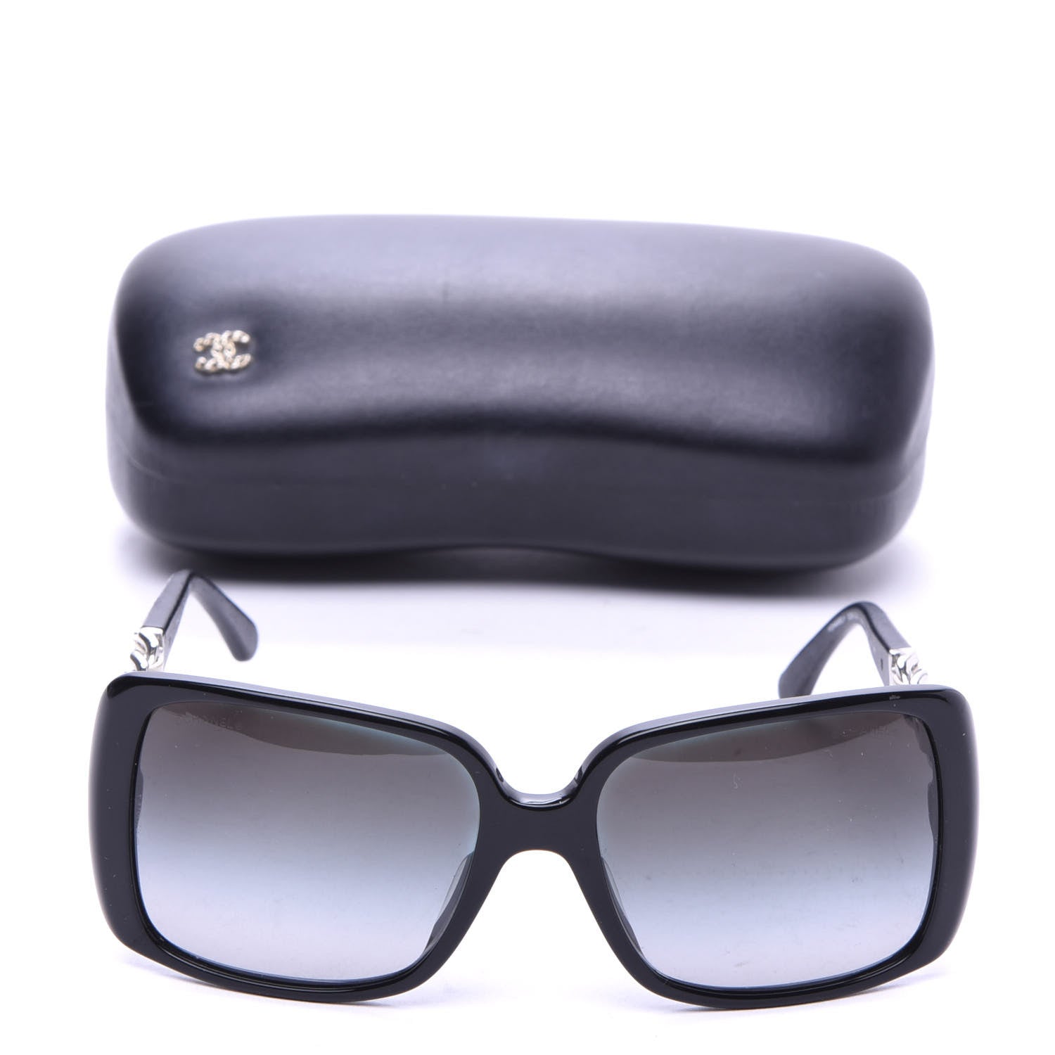 Chanel Acetate Chain Sunglasses 5208-Q Black 8 of 8