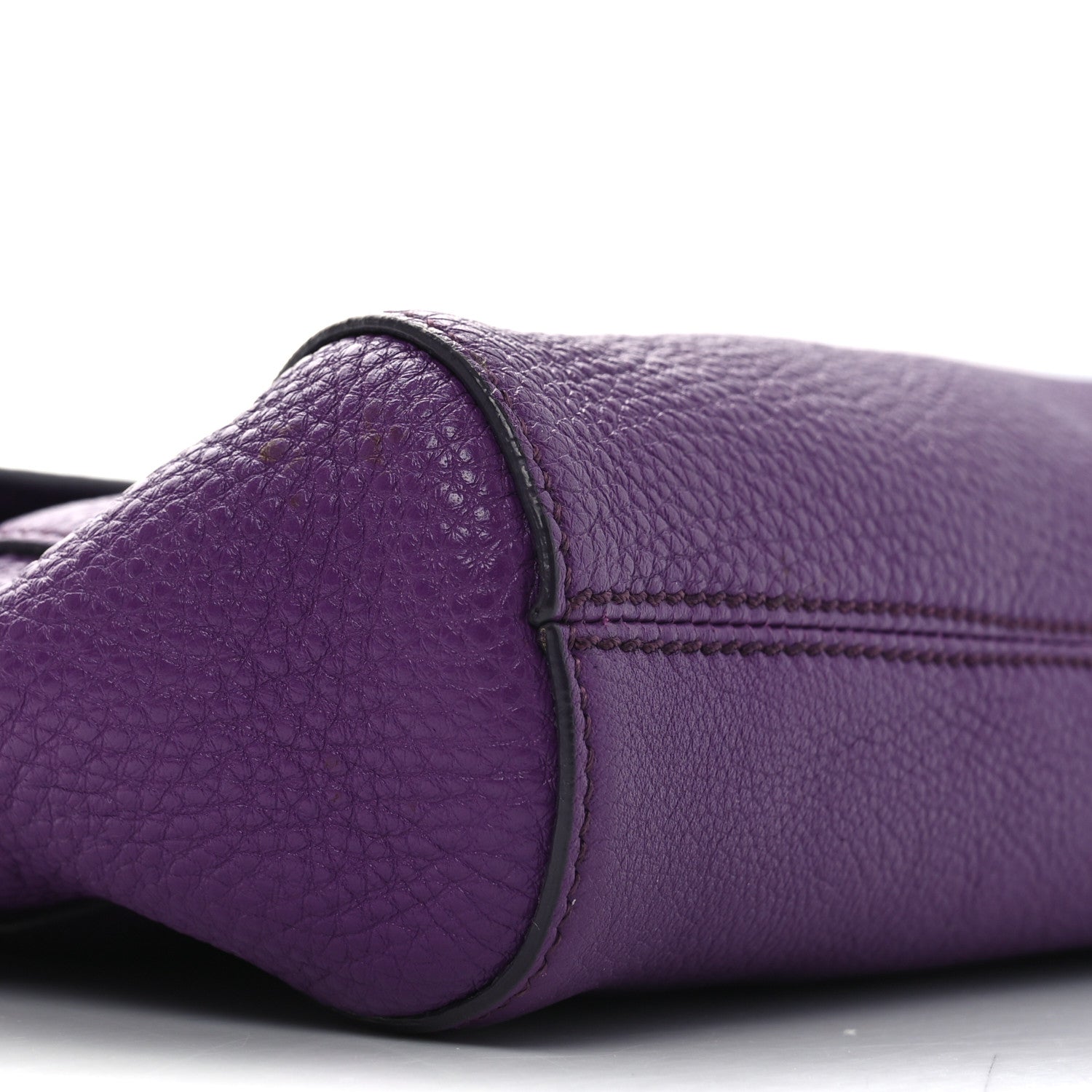 Salvatore Ferragamo Calfskin Abbey Crossbody Purple 8 of 9
