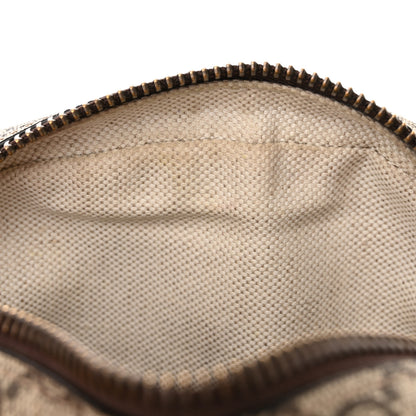 Gucci GG Supreme Monogram Mini Neo Vintage Double Zip Messenger Bag Beige New Acero Crop 11 of 12