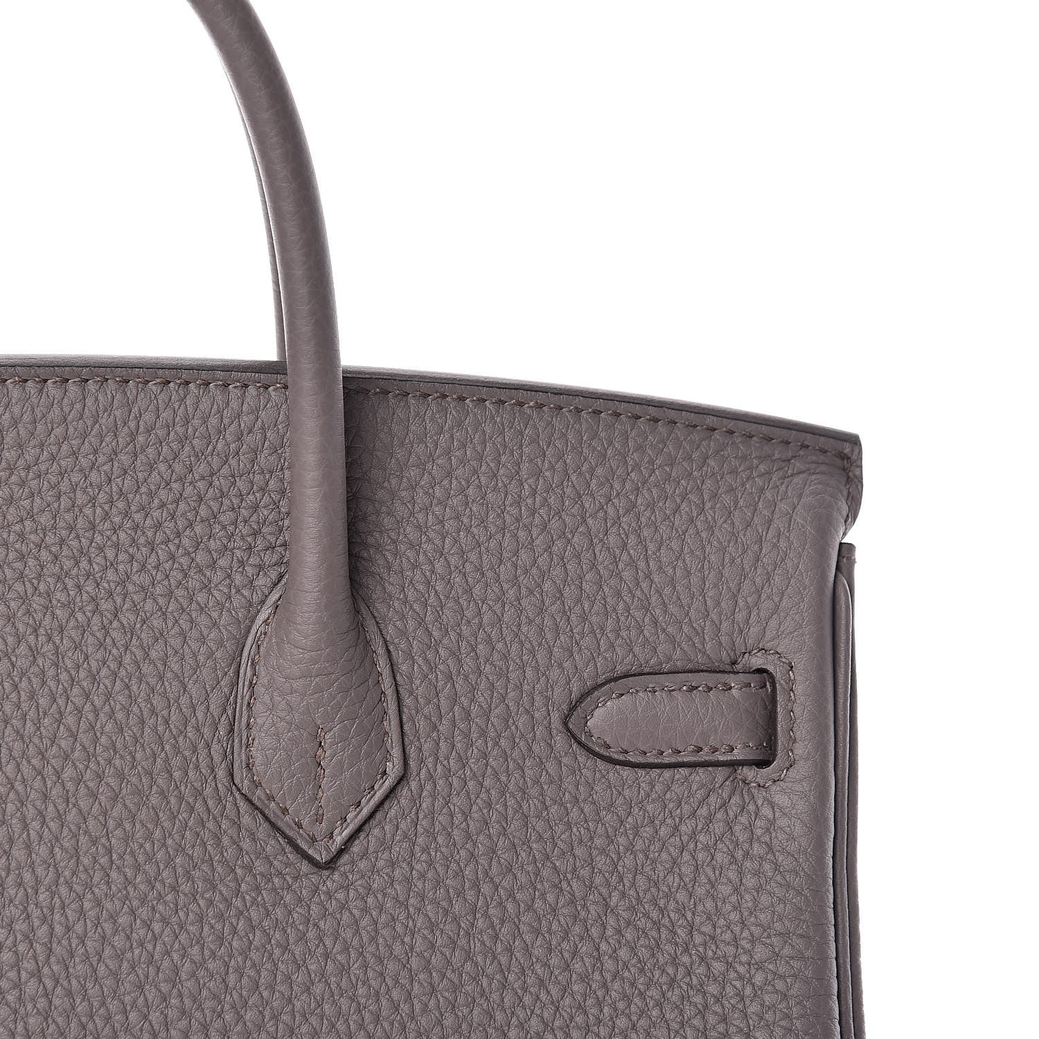 Hermes Togo Birkin 25 Etain 7 of 31
