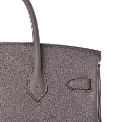 Hermes Togo Birkin 25 Etain 7 of 31