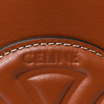 Celine Smooth Calfskin Small Cuir Triomphe Bucket Bag Tan 6 of 11