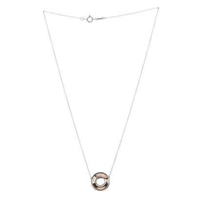 Tiffany Sterling Silver 18K Yellow Gold Paloma Picasso Magic Reversible Pendant Necklace 3 of 10