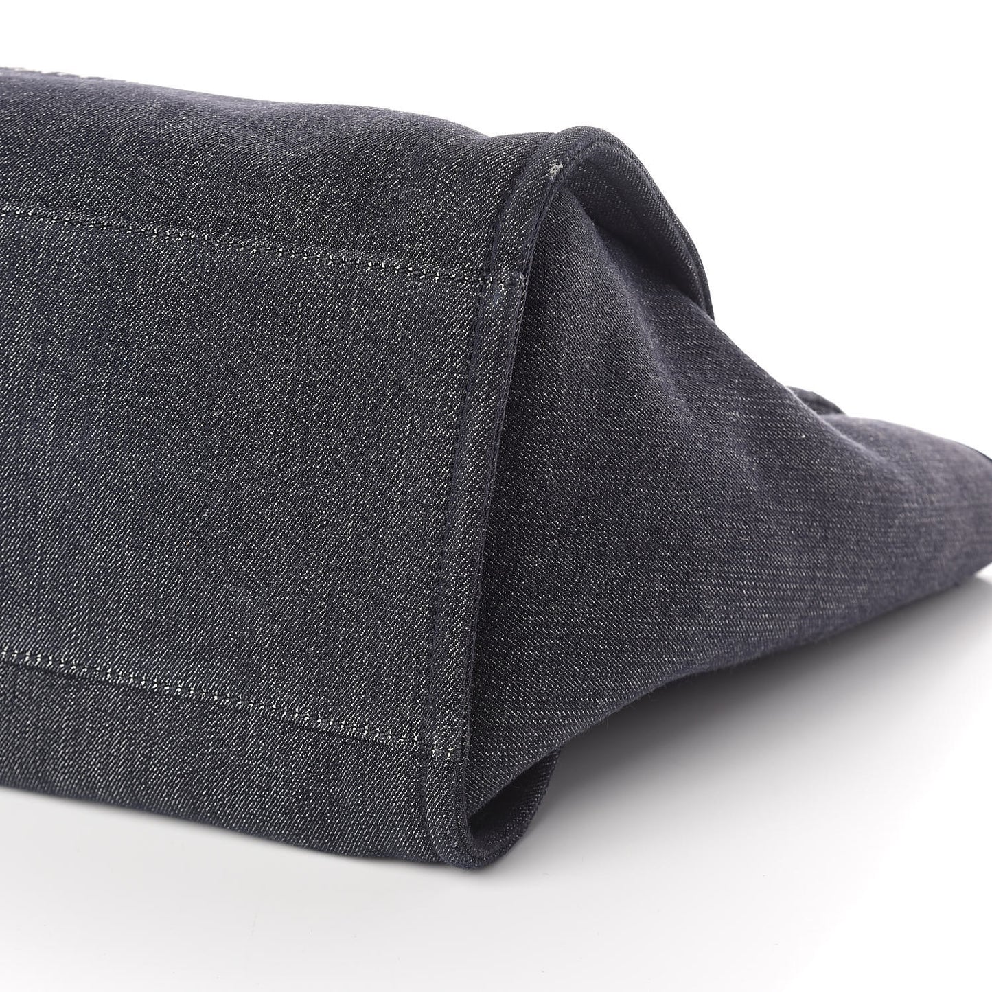 Denim Large Deauville Tote Dark Blue