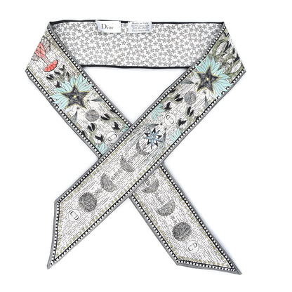 Christian Dior Silk La Lune Mitzah Scarf 1 of 4