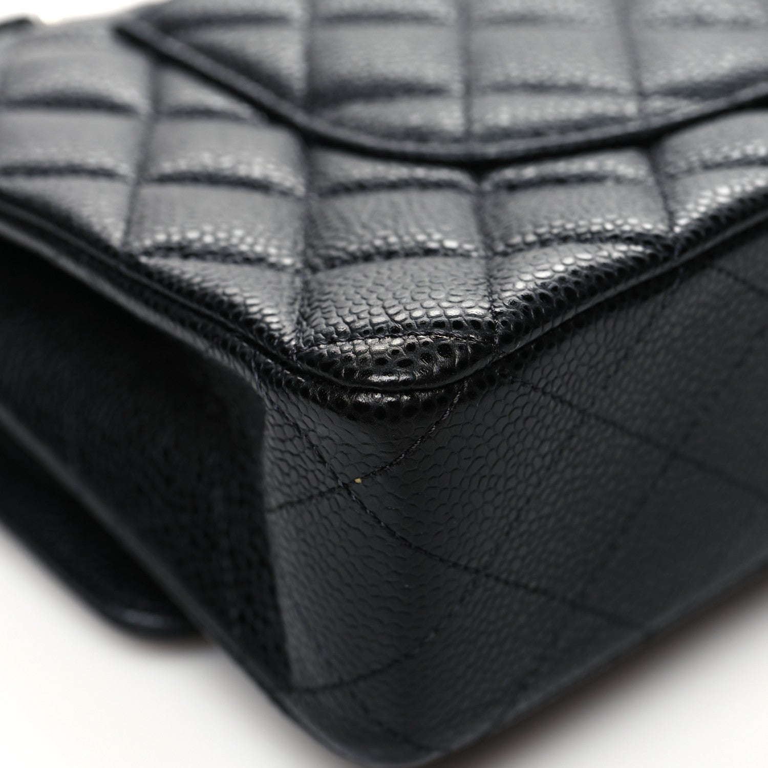Chanel Caviar Quilted Medium Double Flap Black 11 of 13