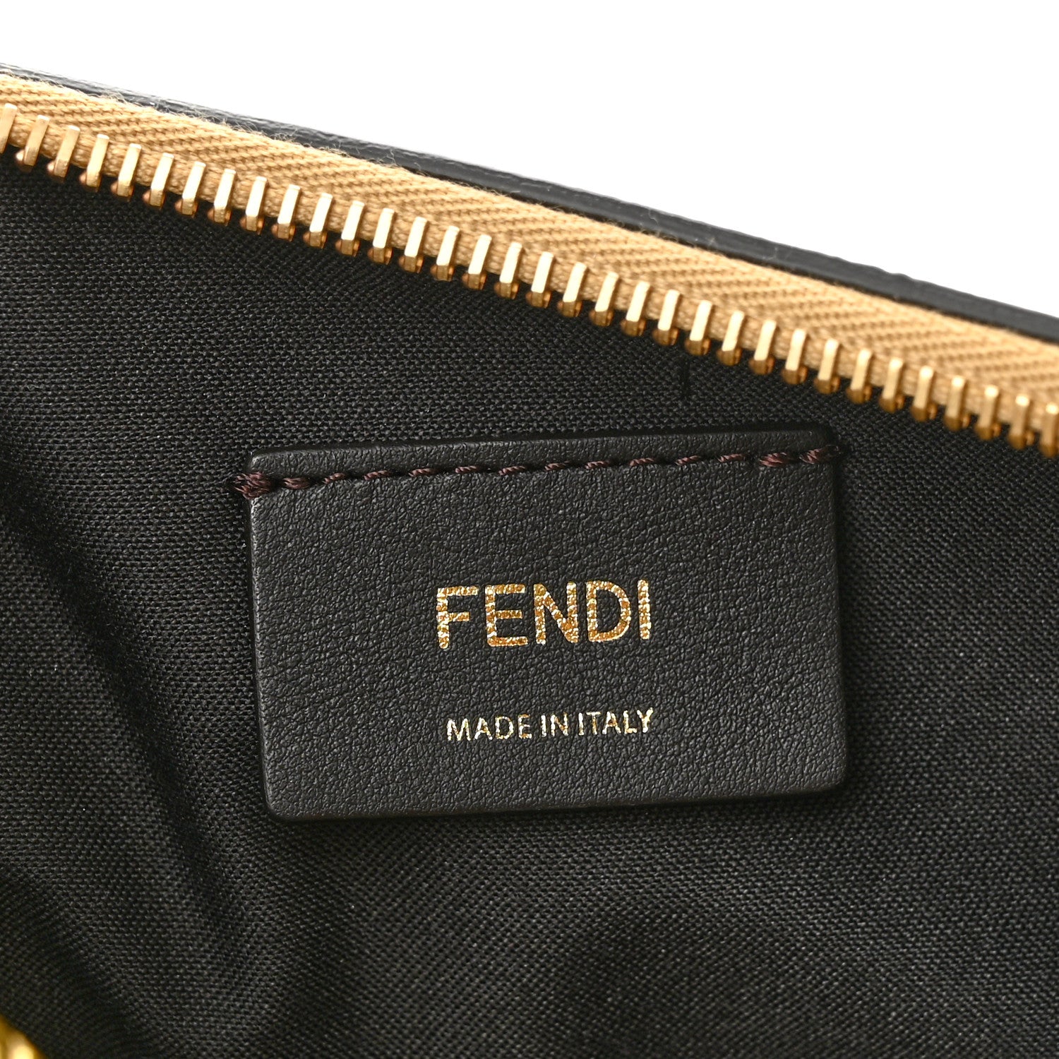 Fendi Rock Millenium Small Fendigraphy Hobo Gold 6 of 9