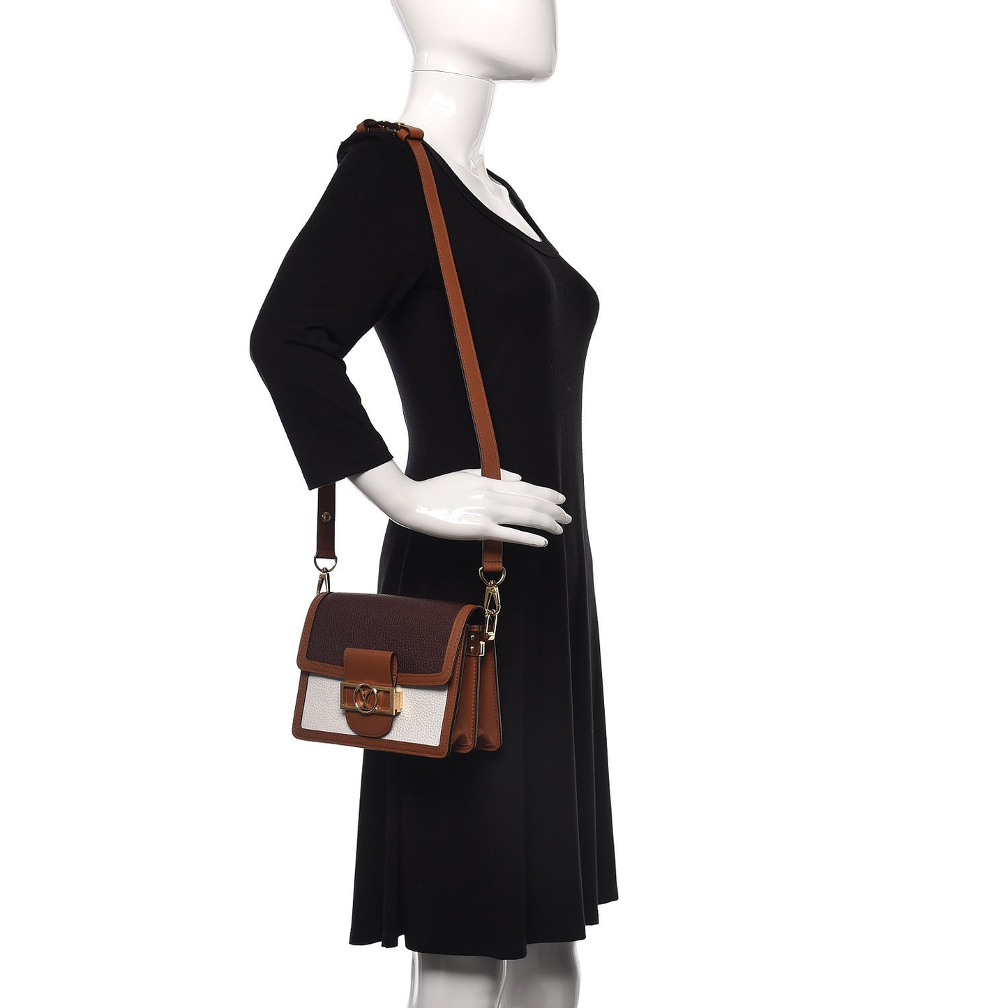 Taurillon Mini Dauphine Blackberry Snow