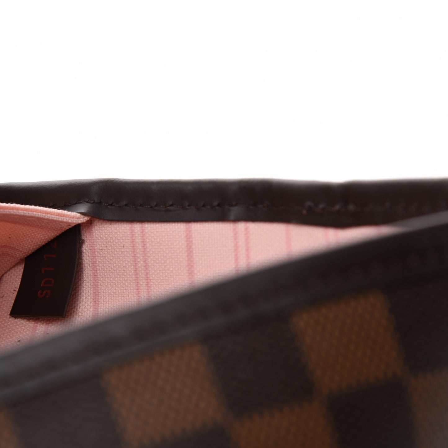 Damier Ebene Neo Neverfull MM Rose Ballerine