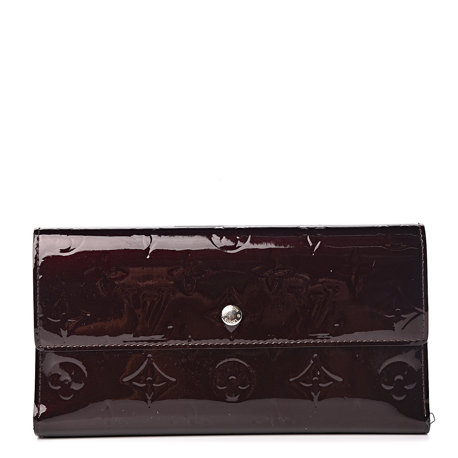 Louis Vuitton Vernis Porte Tresor International Wallet Amarante 1 of 9