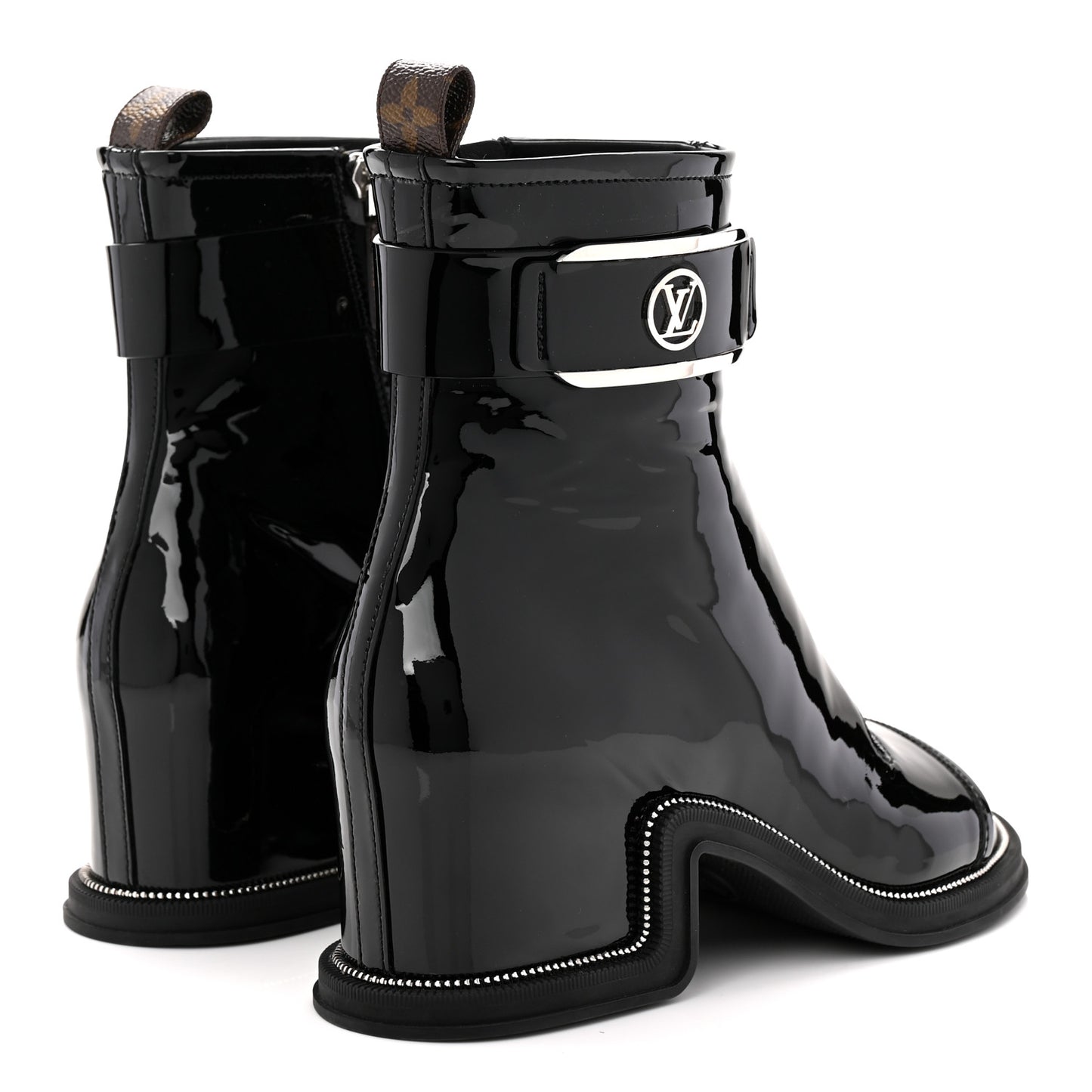 Patent Calfskin Moonlight Boots 37 Black