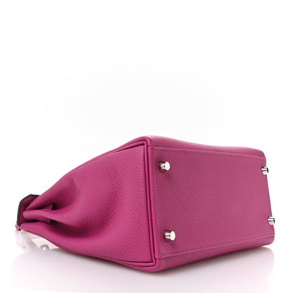 Hermes Togo Kelly Retourne 28 Rose Pourpre 4 of 11