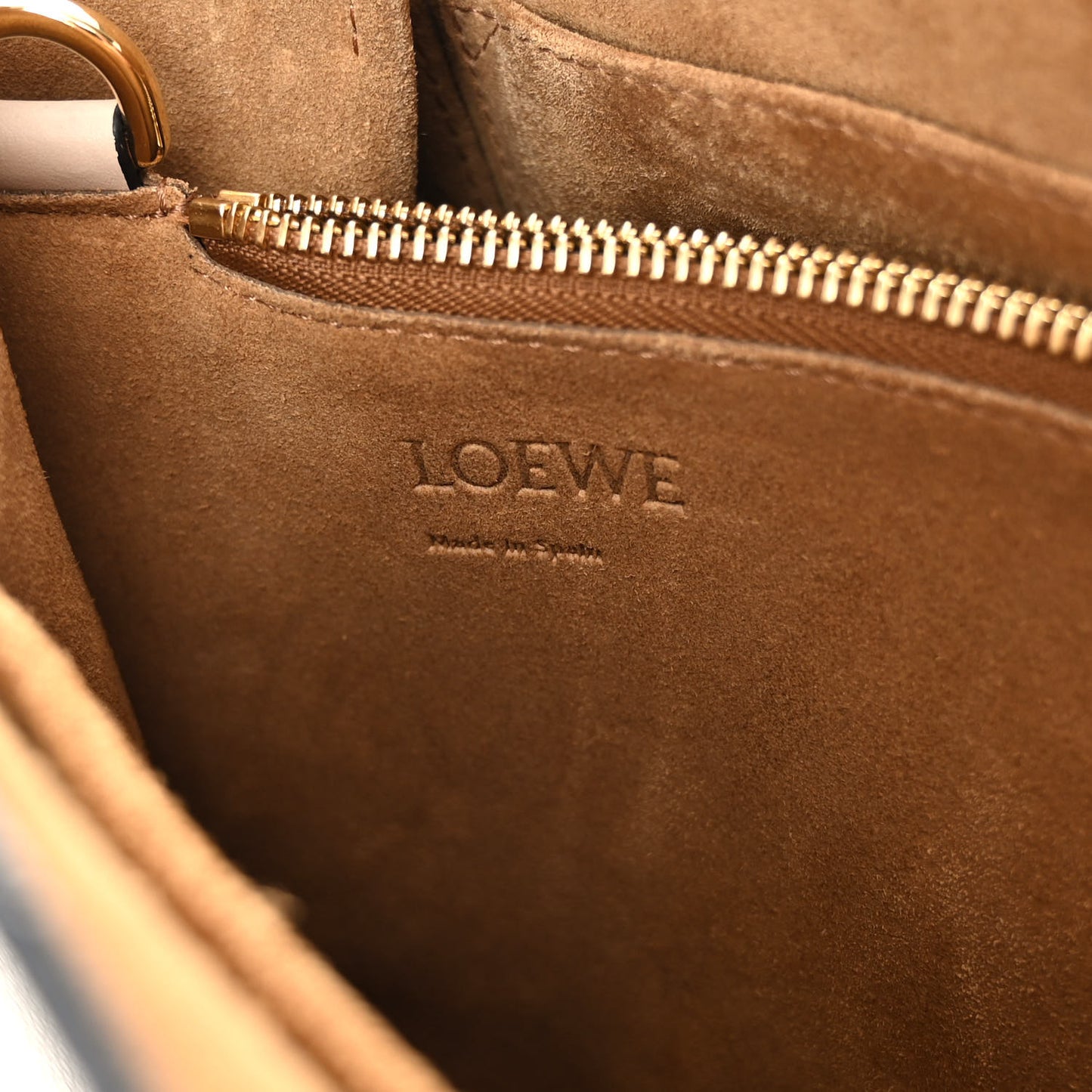 Calfskin Small Gate Tote Beige