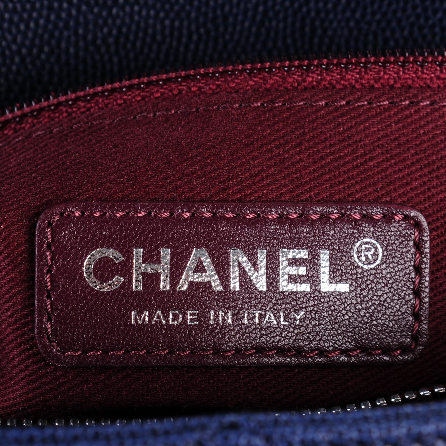 Caviar Quilted Medium Coco Handle Flap Navy