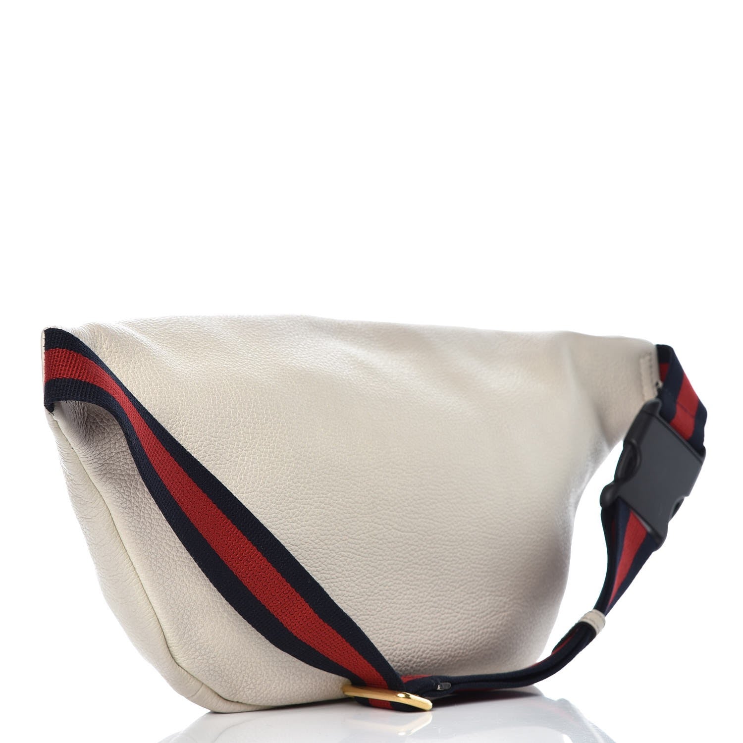 Gucci Grained Calfskin Coco Capitan Logo Belt Bag White 3 of 12