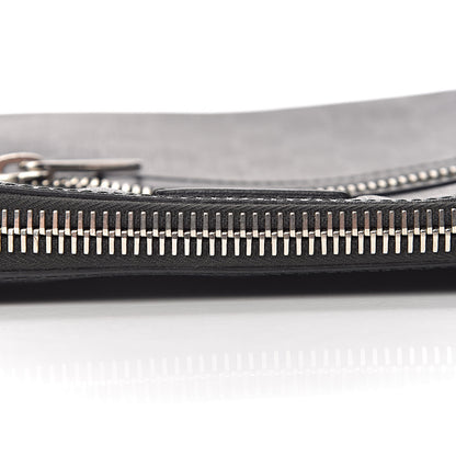 Gucci GG Supreme Monogram Web Small Flat Messenger Bag Black Grey 14 of 19