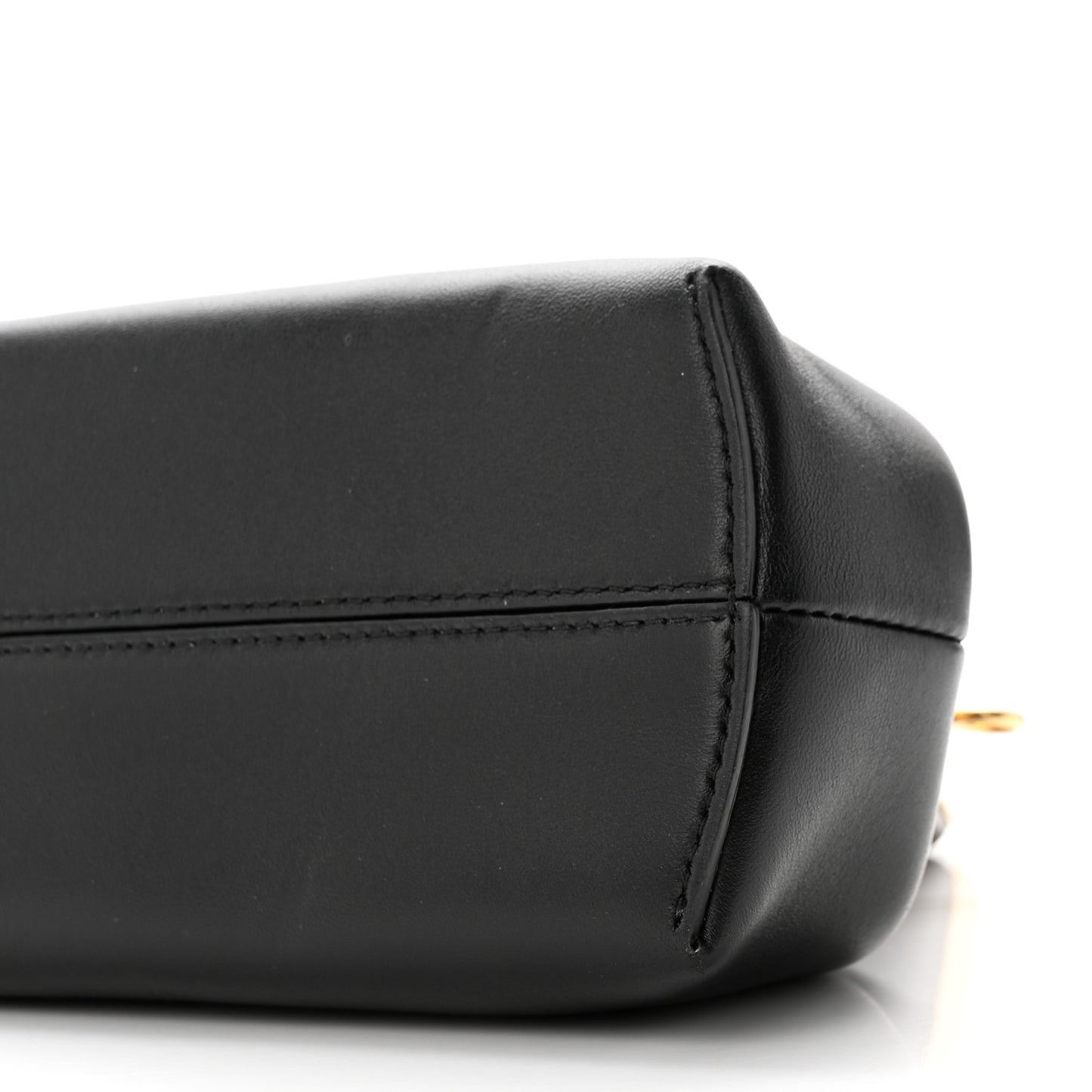 Shiny Nappa Small Fendi First Black