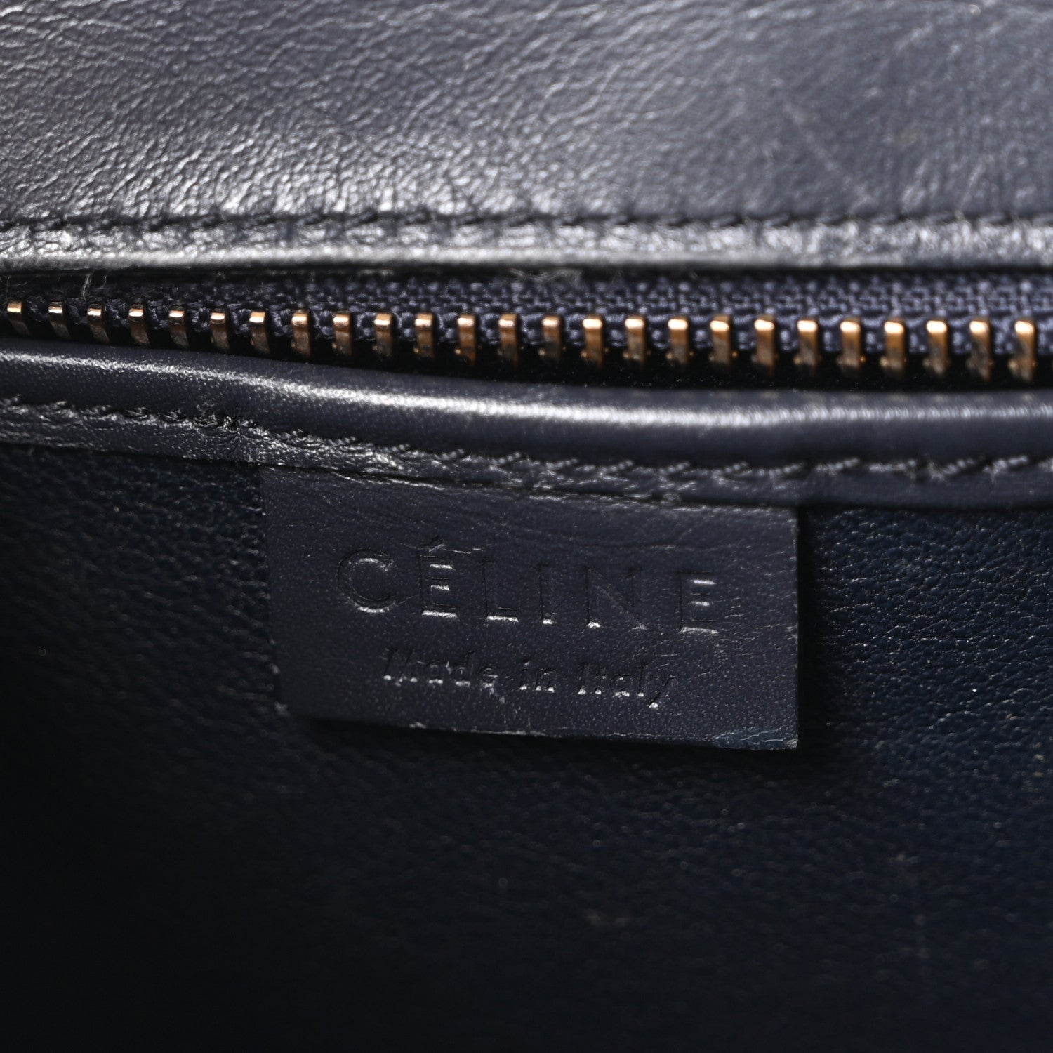 Celine Elephant Calfskin Nano Tri-Color Luggage Bright Orange 6 of 9