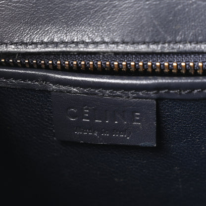 Celine Elephant Calfskin Nano Tri-Color Luggage Bright Orange 6 of 9