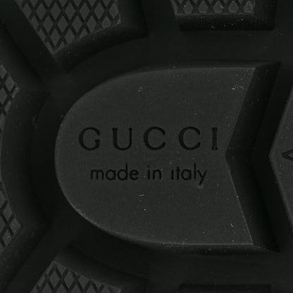 Gucci Apollo Calfskin GG Supreme Nappa Samoa Quilted Lace Up Ankle Boots 41 Black 6 of 12