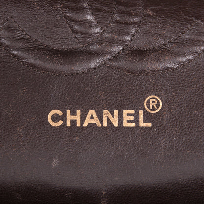Chanel Lambskin Medium Double Flap Brown 11 of 12