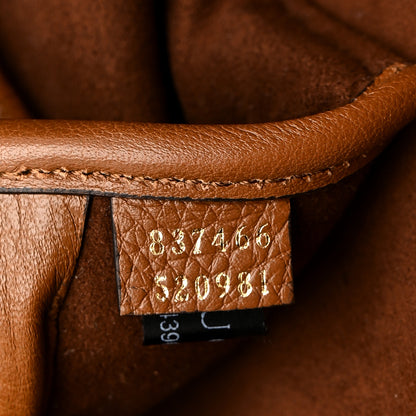 Gucci Grained Calfskin Softbit Maxi Shoulder Bag Brown 8 of 13