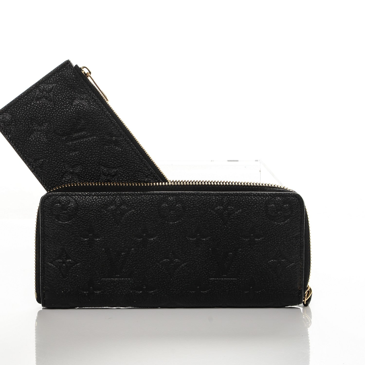 Louis Vuitton Empreinte Clemence Wallet Black 7 of 7