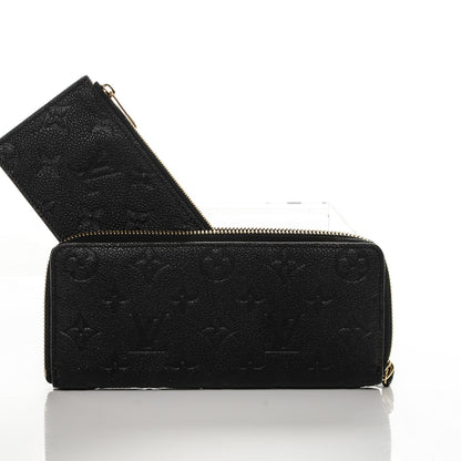 Louis Vuitton Empreinte Clemence Wallet Black 7 of 7