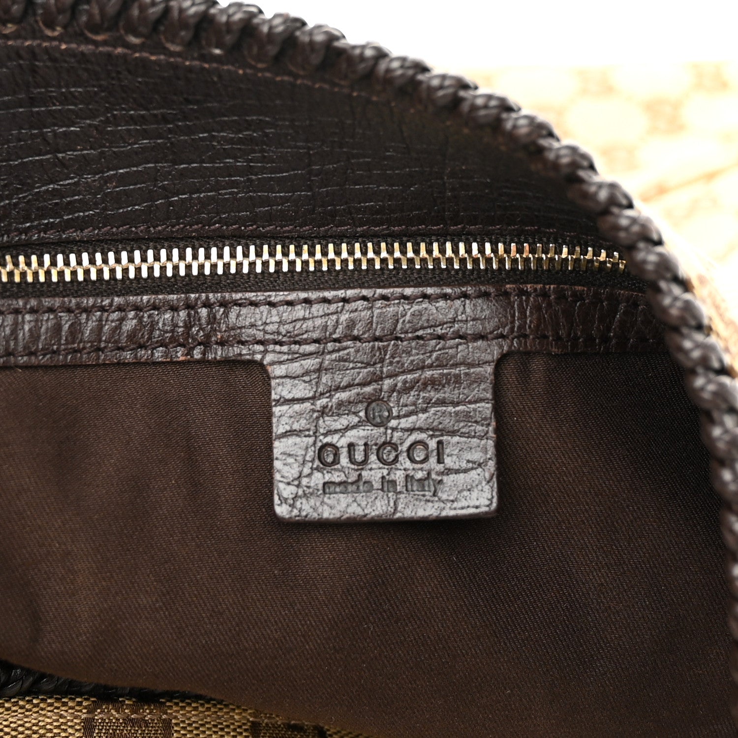 Gucci Monogram Large Horsebit Chain Hobo Dark Brown 6 of 15