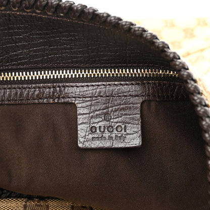 Gucci Monogram Large Horsebit Chain Hobo Dark Brown 6 of 15