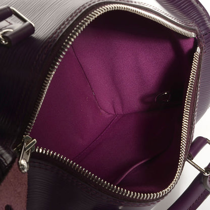 Louis Vuitton Epi Speedy 25 Cassis Purple 5 of 7
