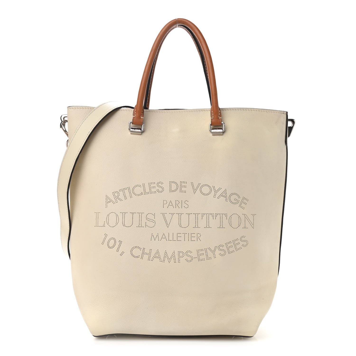 Louis Vuitton Veau Soie Calfskin Parnassea Bagatelle Hobo Blanc Casse 1 of 19