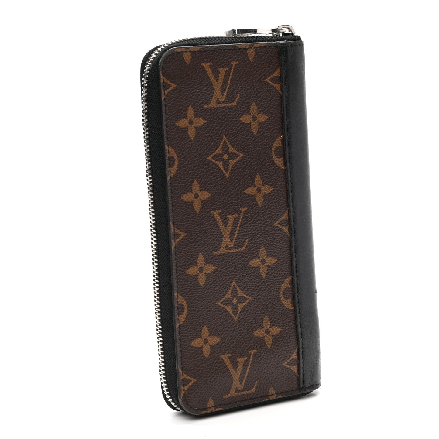 Monogram Macassar Vertical Zippy Wallet