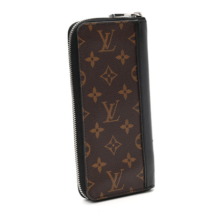 Louis Vuitton Monogram Macassar Vertical Zippy Wallet 3 of 8