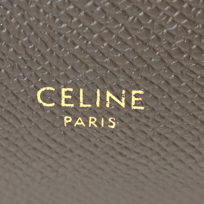 Celine Grained Calfskin Nano Belt Bag Grey 6 of 10