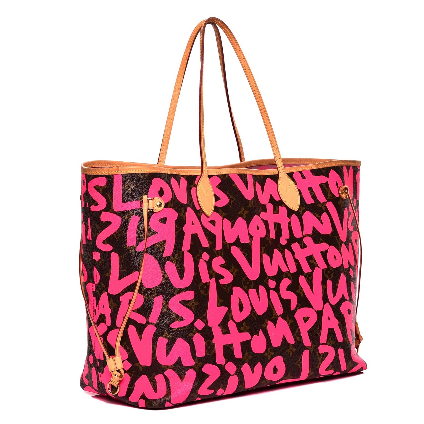 Monogram Graffiti Neverfull GM Fuchsia