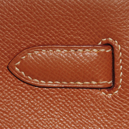 Hermes Courchevel Kelly Sellier 35 Gold 10 of 27