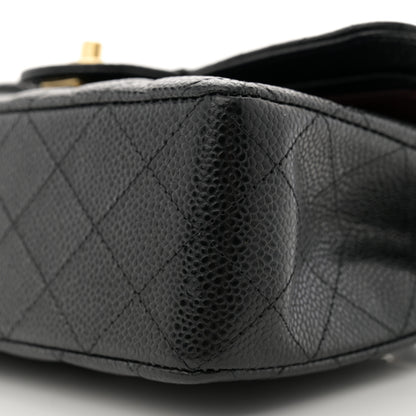 Chanel Caviar Quilted Small Double Flap Black 10 of 11