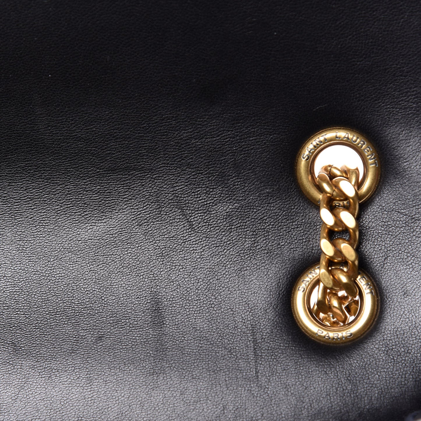 Lambskin Patchwork Monogram Large Jamie Black