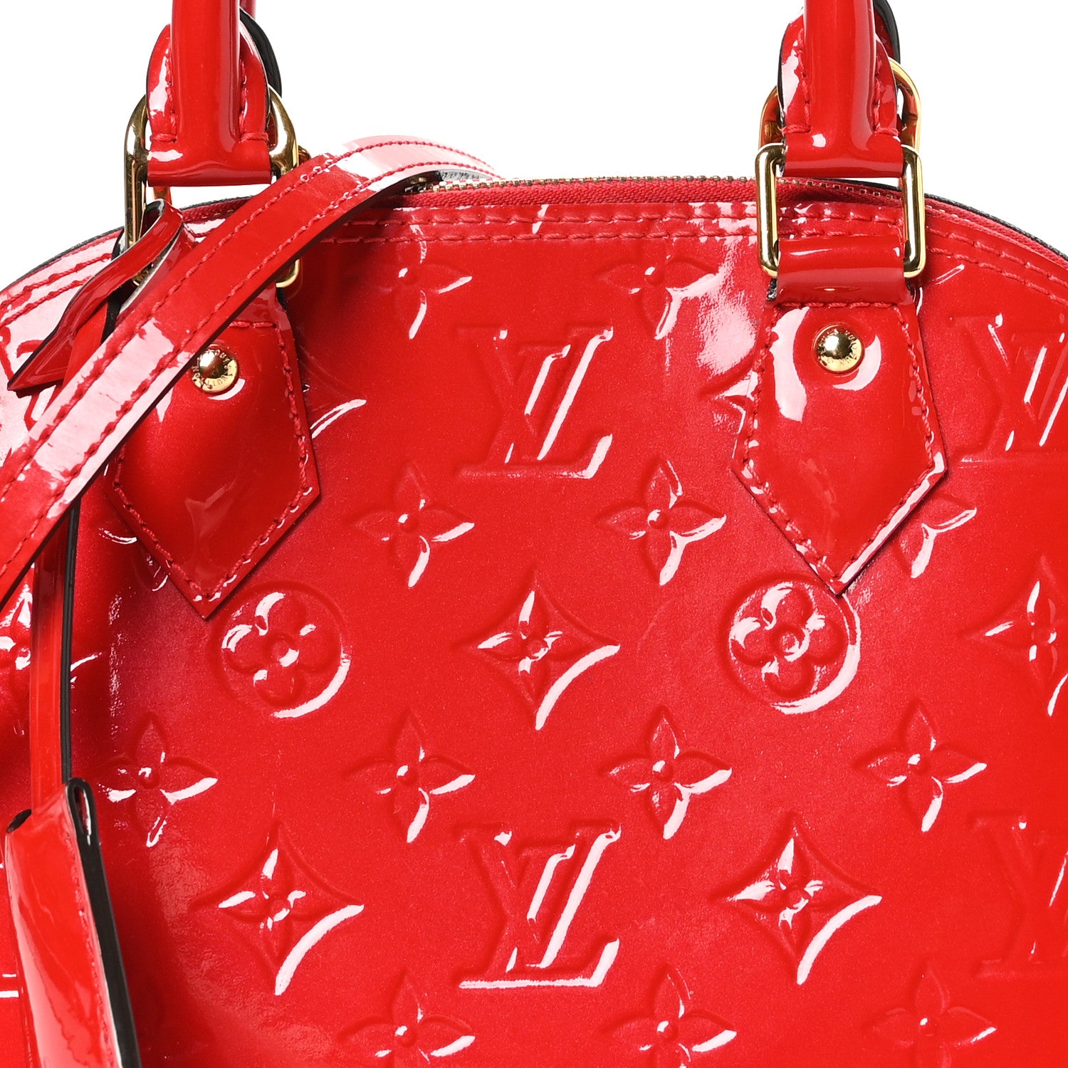 Louis Vuitton Vernis Alma BB Rose Indien 7 of 9