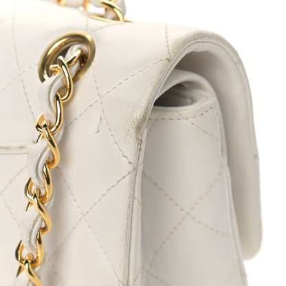 Chanel Lambskin Quilted Small Double Flap White 16 of 23